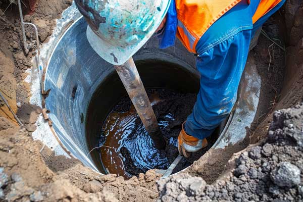 Routine White Center septic pump out in WA near 98106